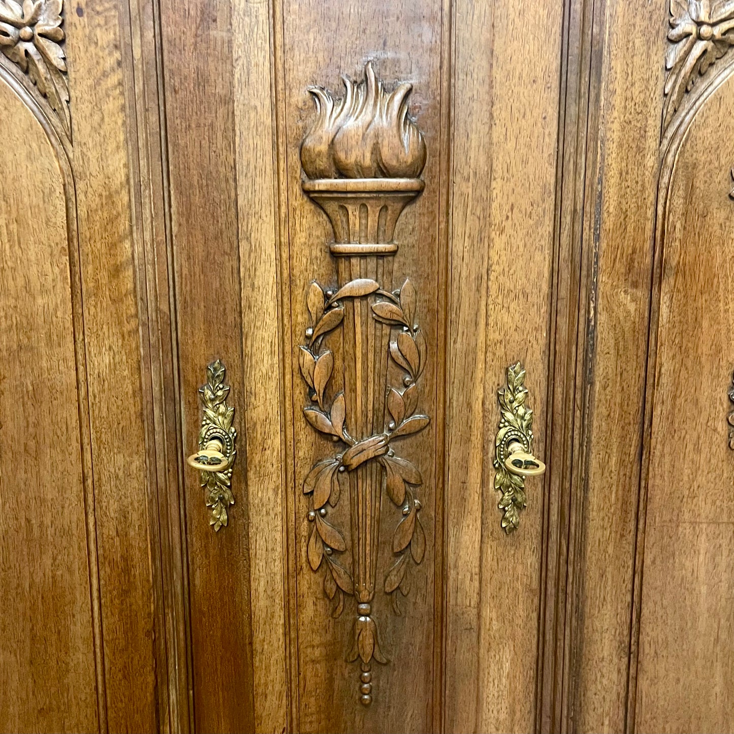 ANTIQUE FRENCH MARBLE TOP BUFFET/SIDEBOARD, FRANCE