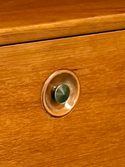 Mid Century Teak Drop Front Secretary/Desk - England