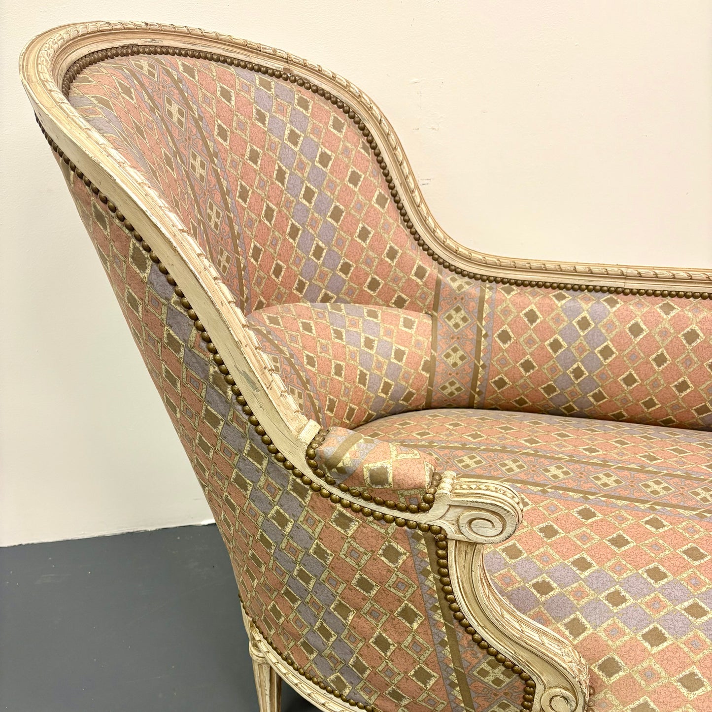 Antique French Louis XVI Style Chaise Lounge