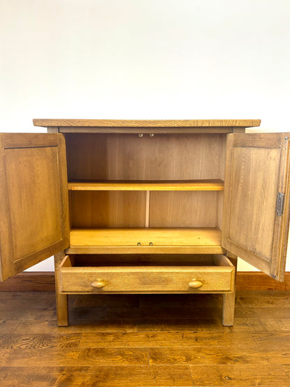 MID CENTURY OAK CABINET BY HENNING KJAERNUFF, DENMARK