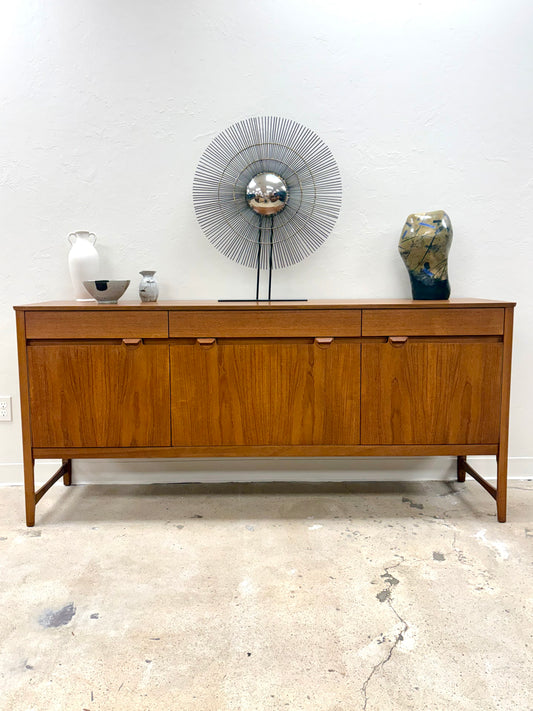 Mid Century Teak Sideboard/Credenza By Nathan Furniture - England