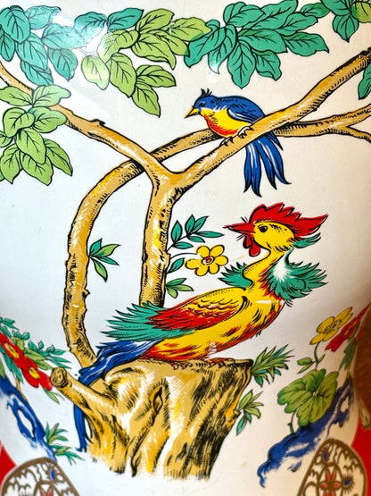 Mid Century Chinoiserie Style Pair of Table Lamps by Paul Hanson