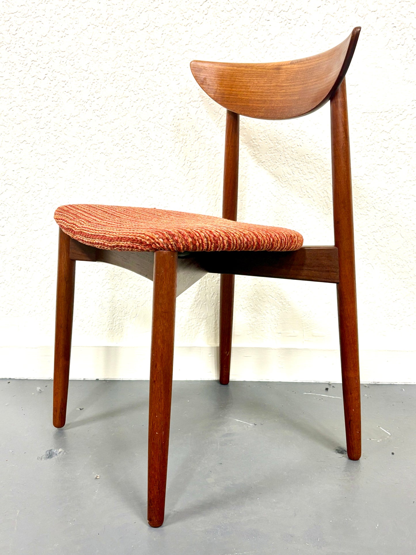Rare Mid Century Set of 8 Dining Chairs by Harry Ostergaard for Randers - Denmark