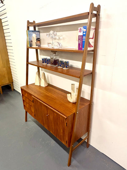 Mid Century Teak Secretary/Bookshelf - Sweden