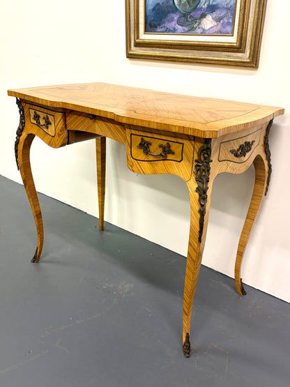 Antique French Writing Desk/Table with Ormolu Detail