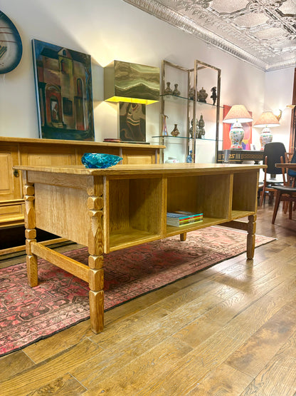 Mid Century Danish Oak Bookshelf Desk - Denmark