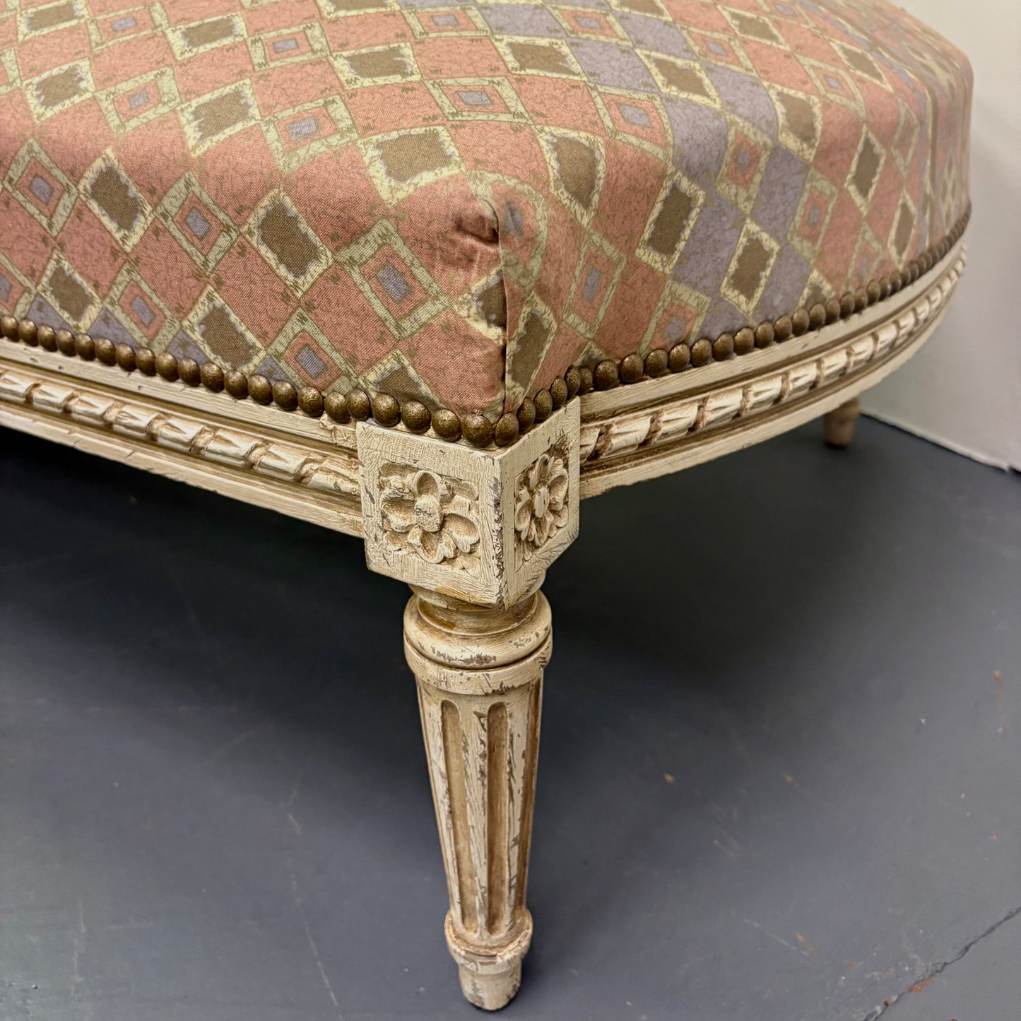 Antique French Louis XVI Style Chaise Lounge