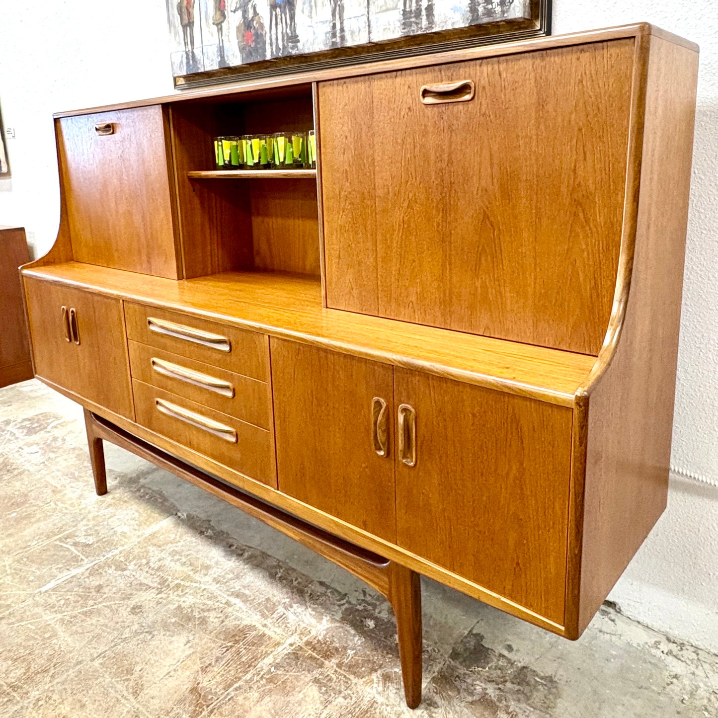 Mid Century Teak Cocktail/Dry Bar By G Plan