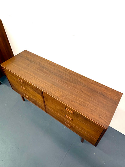 Mid Century Six Drawer Low Dresser By Jack Cartwright for Founders Furniture - American