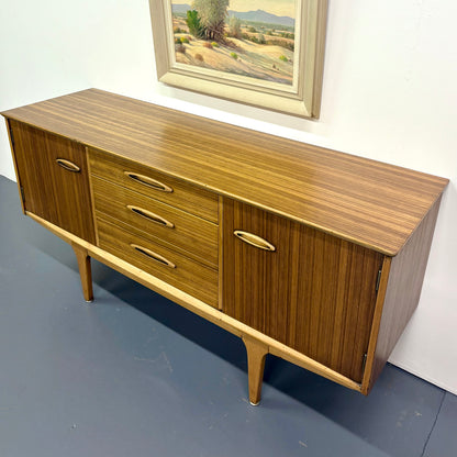 Mid-Size Mid Century Teak Credenza/Sideboard by Jentique Of England