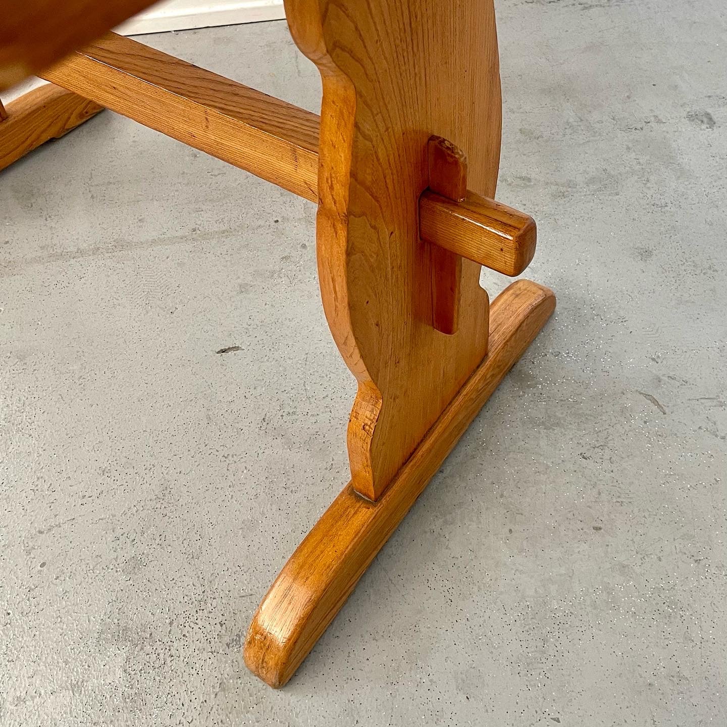 1950s SWEDISH MODERN PINE TABLE BY GÖRAN MALMVALL