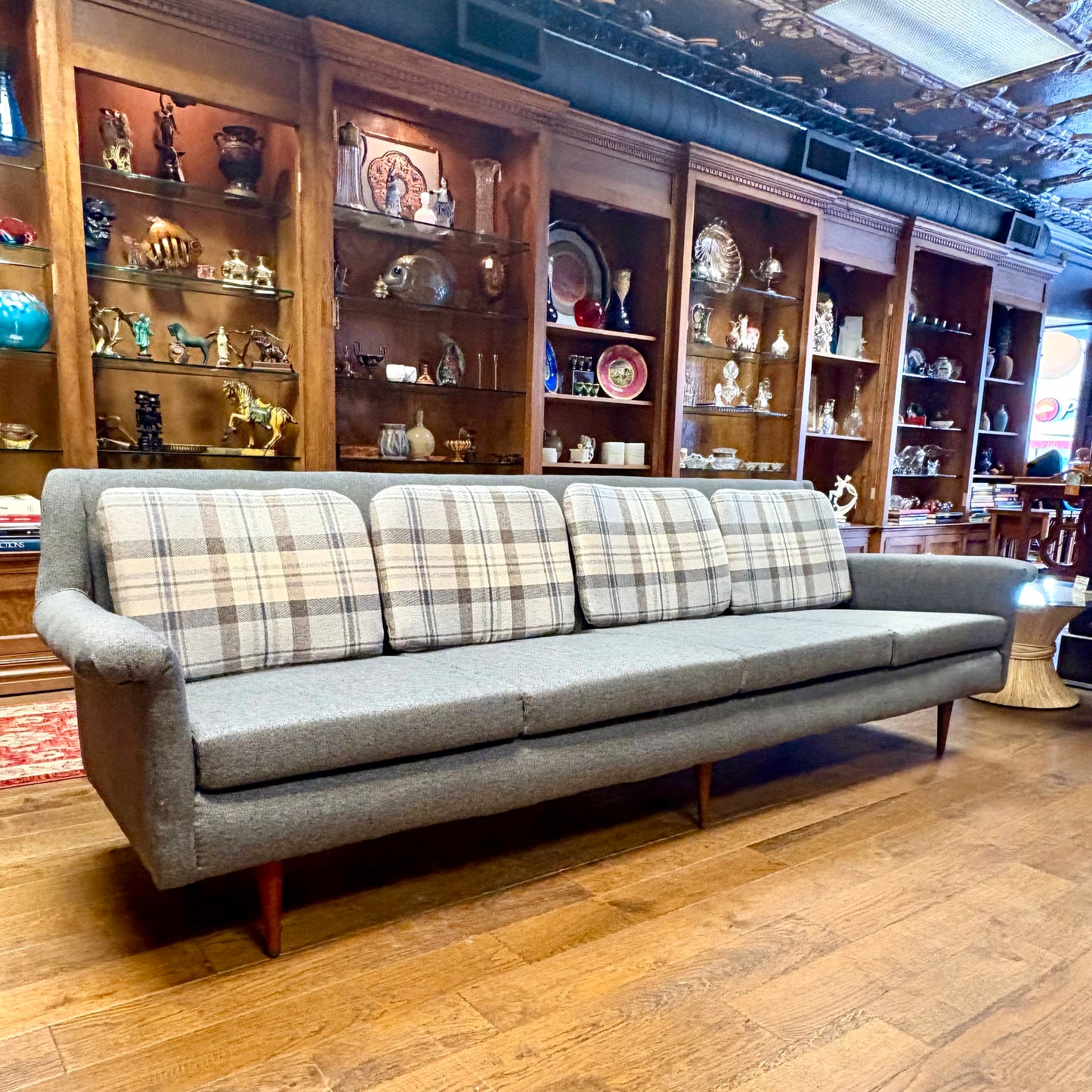 Long Mid Century Danish Sofa by Folke Ohlsson for Dux - Fully Restored