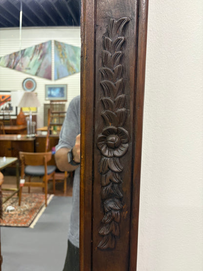 Antique French Louis XVI Style Carved Mirror