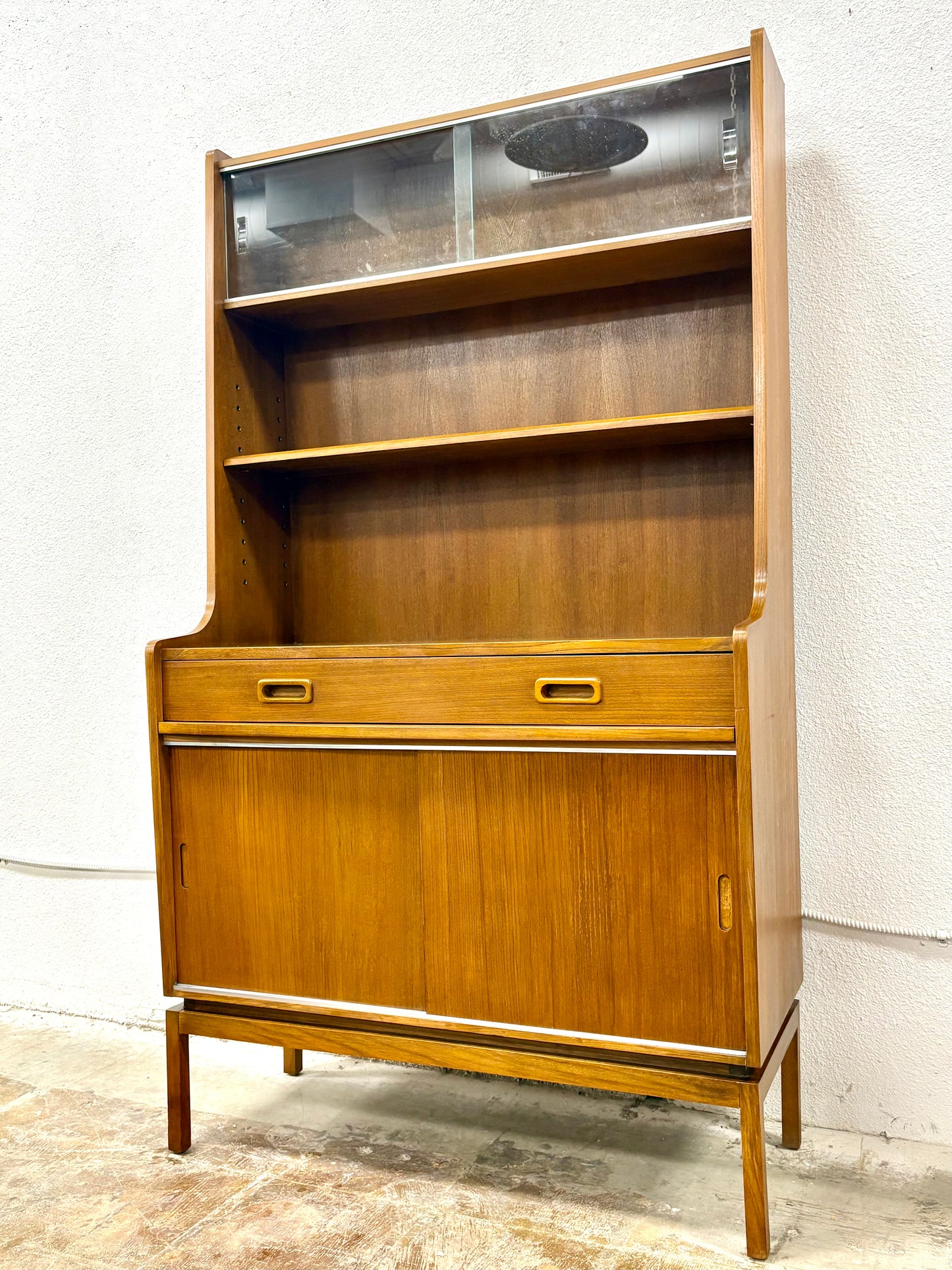 Mid Century Teak Hutch