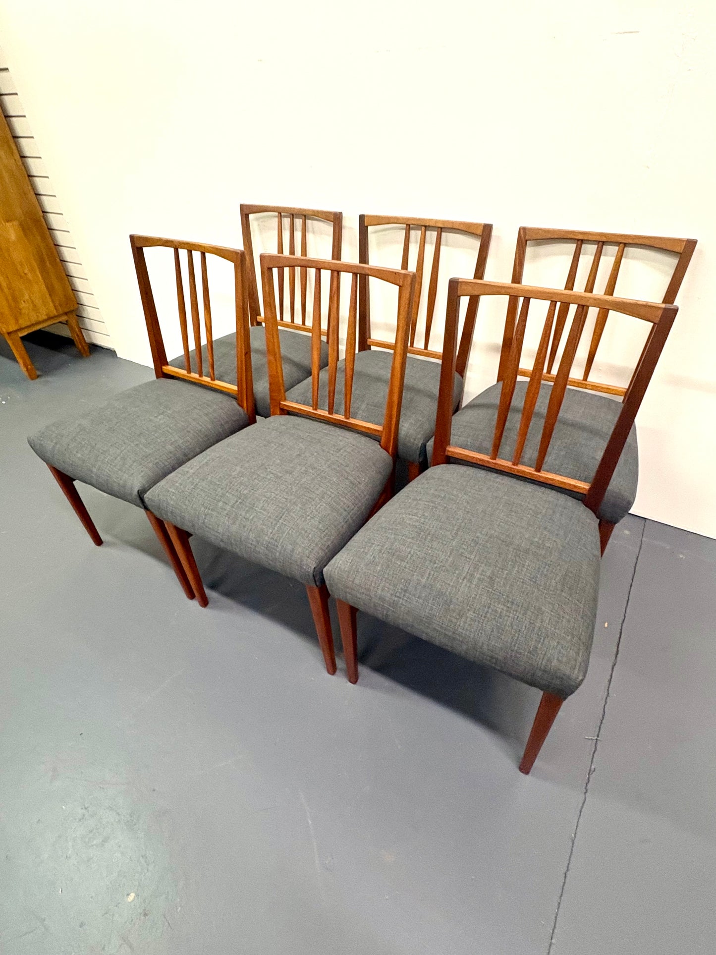 Mid Century Teak Set Of Six Dining Chairs By McIntosh Furniture