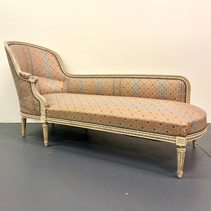 Antique French Louis XVI Style Chaise Lounge