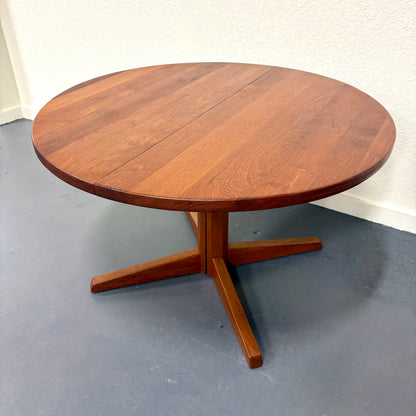 1960s Mid Century Teak Trestle Base Dining Table - Denmark
