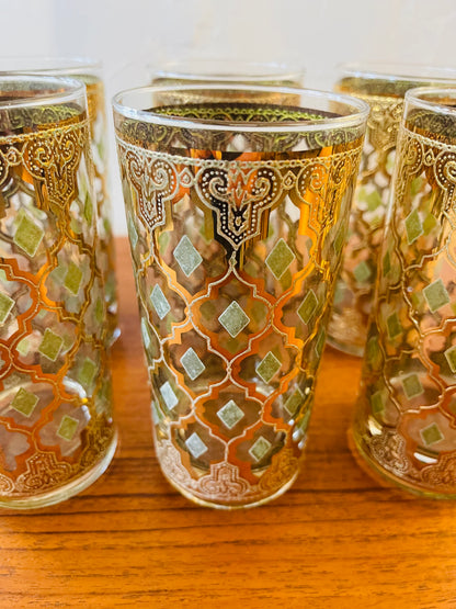 VINTAGE CULVER ‘VALENCIA’ HIGHBALL GLASSES