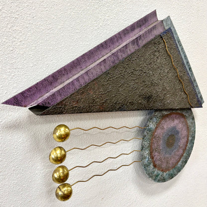 Post Modern Wall Sculpture By Curtis Jere - 1980s