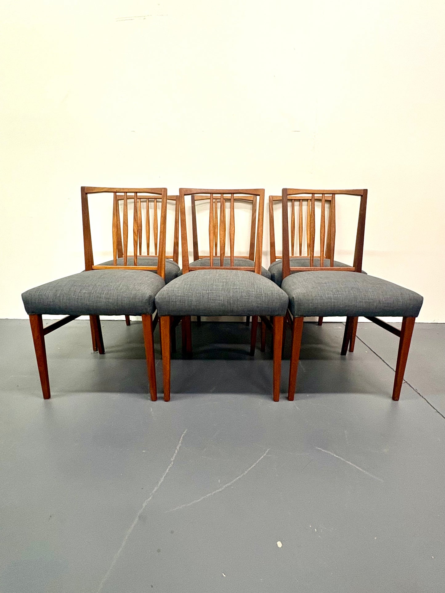 Mid Century Teak Set Of Six Dining Chairs By McIntosh Furniture