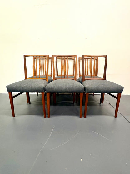 Mid Century Teak Set Of Six Dining Chairs By McIntosh Furniture