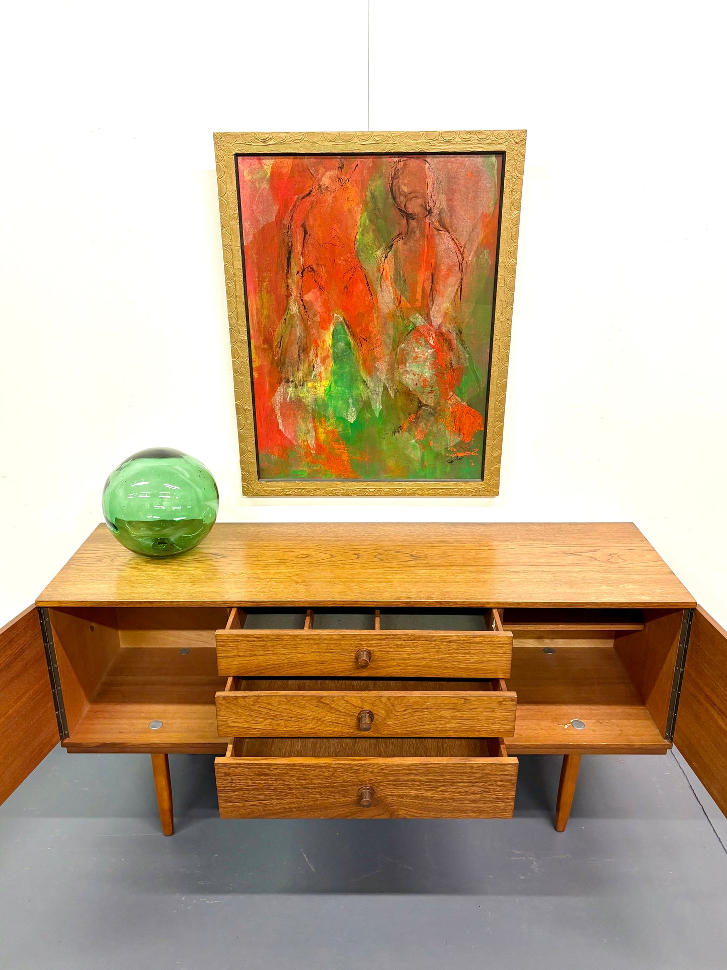 Mid Century Teak Credenza/Sideboard by Avalon of England