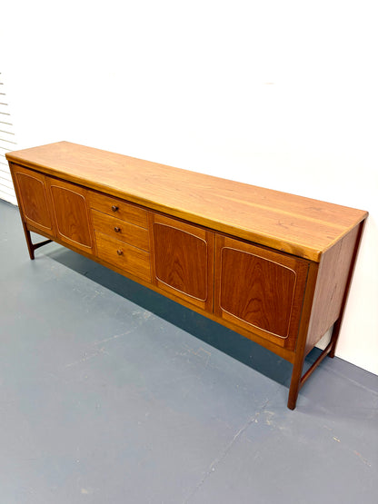 Mid Century Teak Credenza/Sideboard Known As “Squares” by Nathan Furniture - England