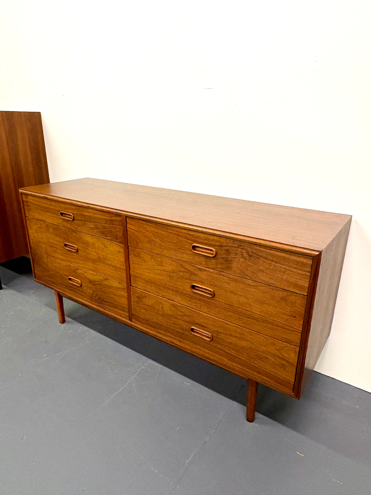 Mid Century Six Drawer Low Dresser By Jack Cartwright for Founders Furniture - American