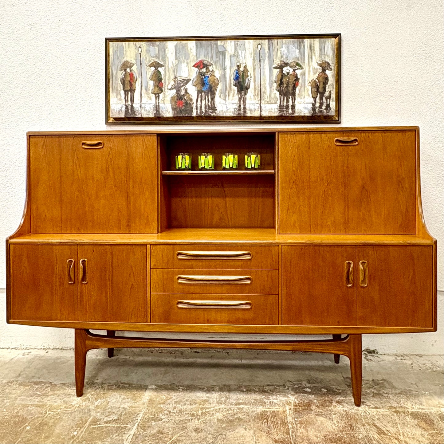 Mid Century Teak Cocktail/Dry Bar By G Plan
