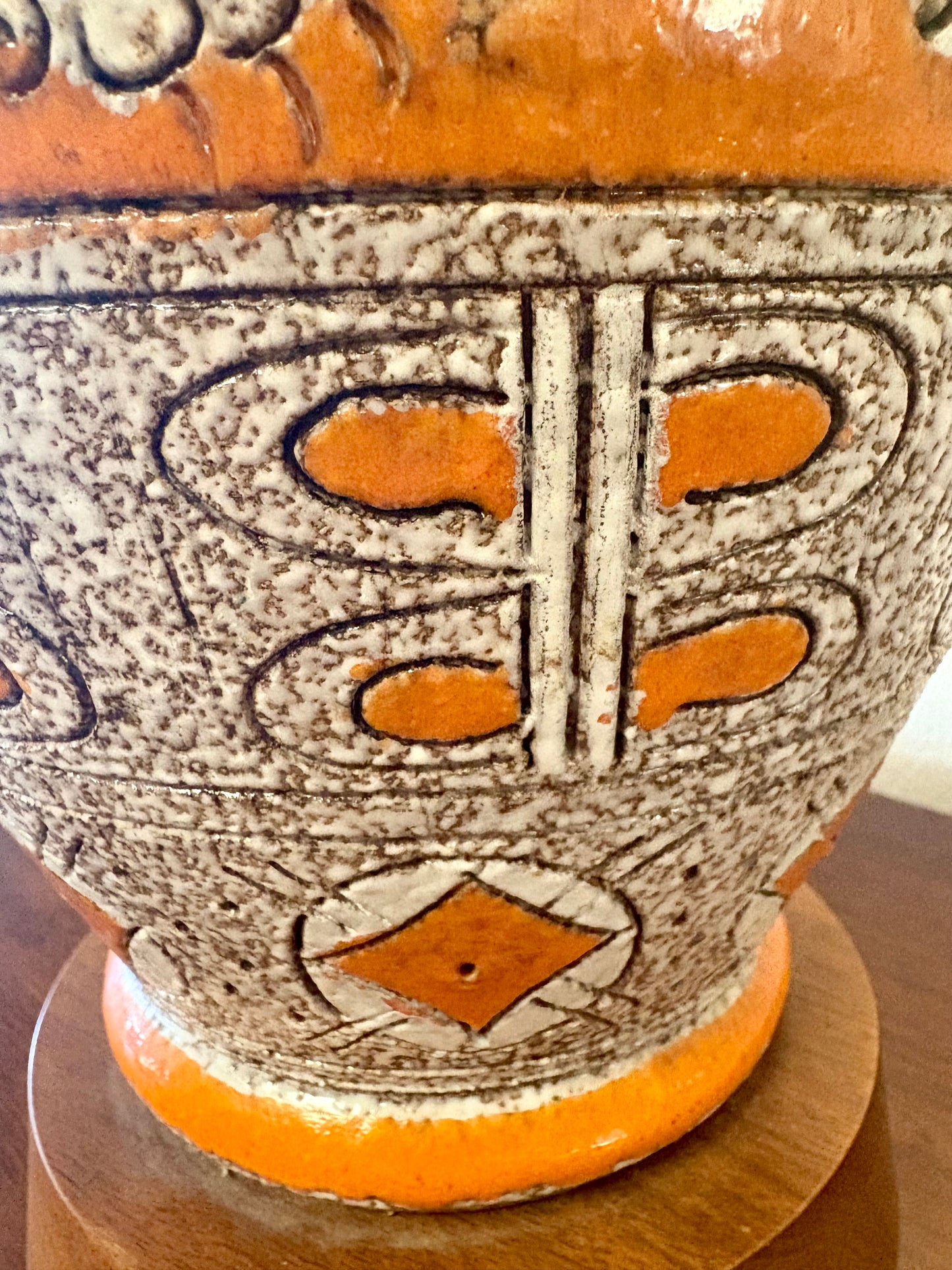 Mid Century Ceramic Table Lamp by Fratelli Fanciullacci for Bitossi