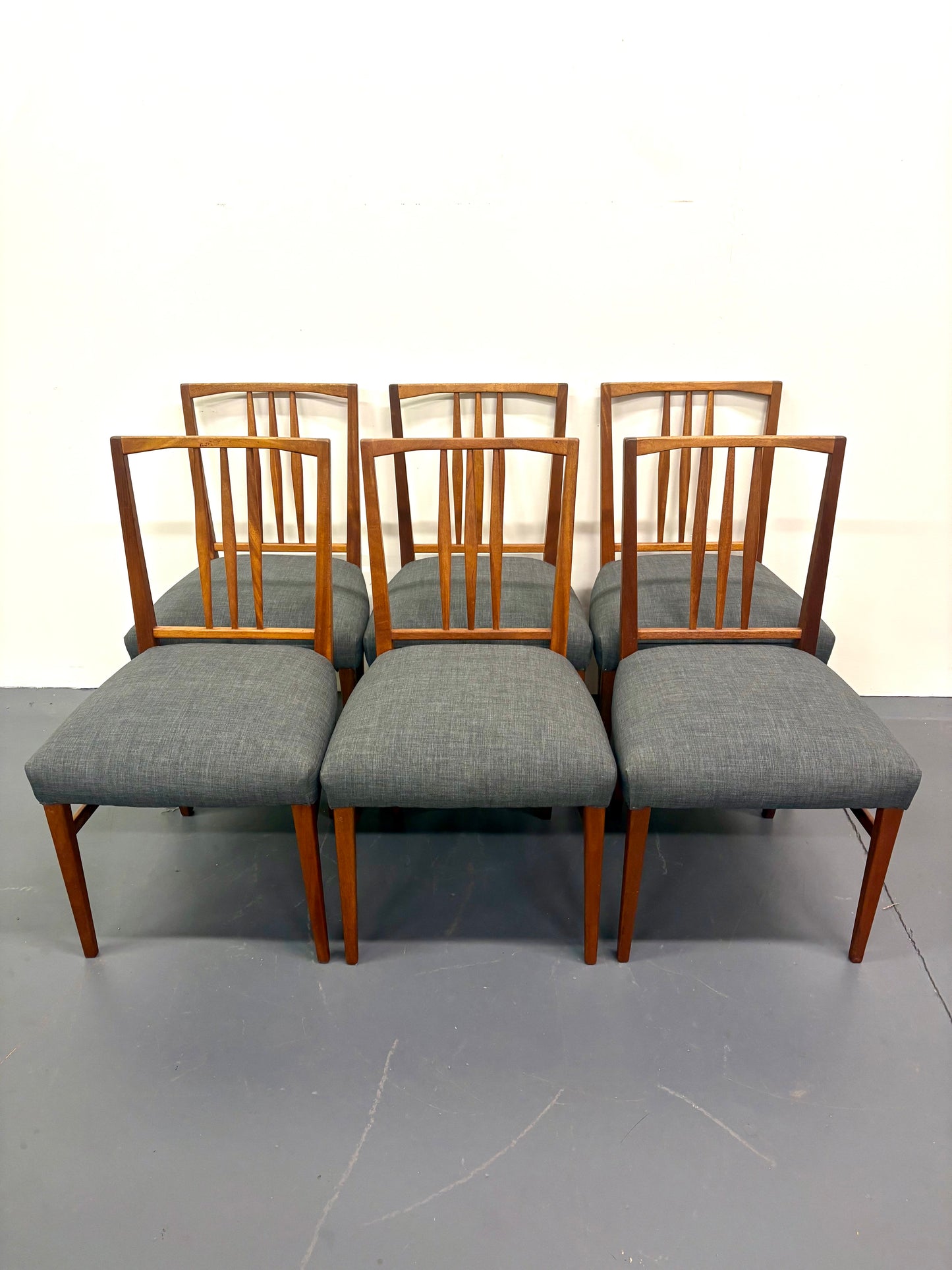 Mid Century Teak Set Of Six Dining Chairs By McIntosh Furniture