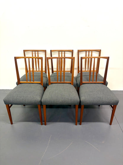 Mid Century Teak Set Of Six Dining Chairs By McIntosh Furniture