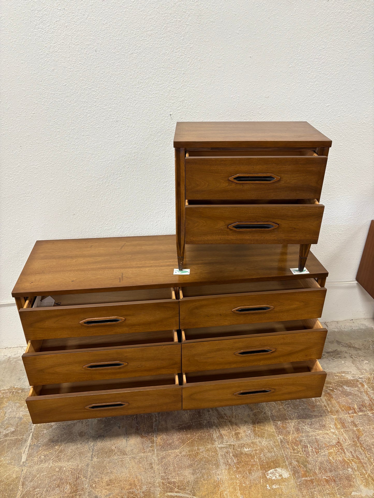 Mid Century Six Drawer Dresser by Hooker Furniture