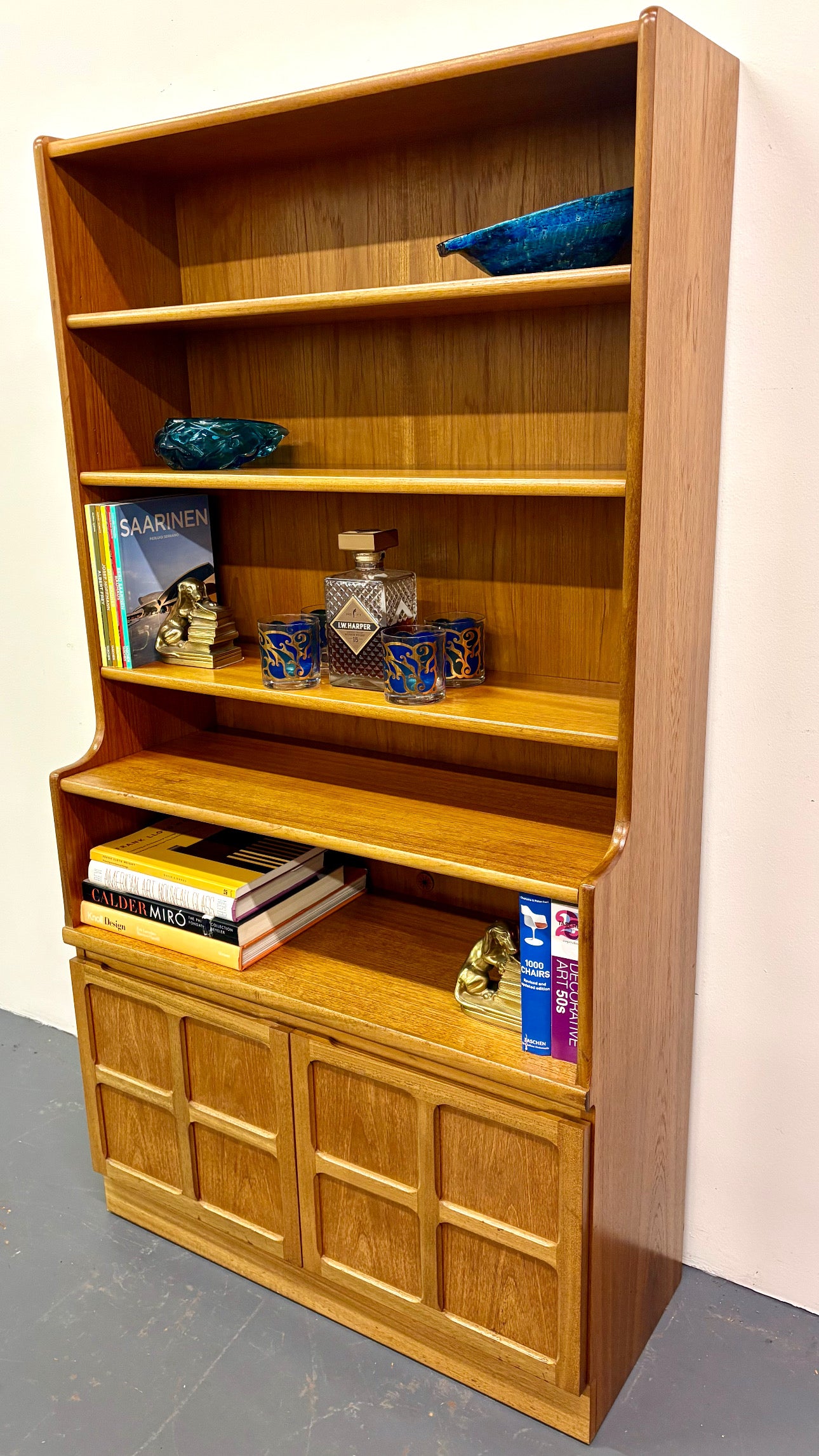 Mid Century Teak Bookcase by Nathan Furniture - England