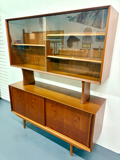 Stunning Mid Century Danish Modern Two Tiered Sideboard by Harry Ostergaard
