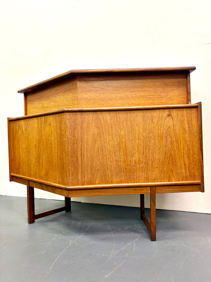 Mid Century Teak Cocktail Bar by Turnidge of England