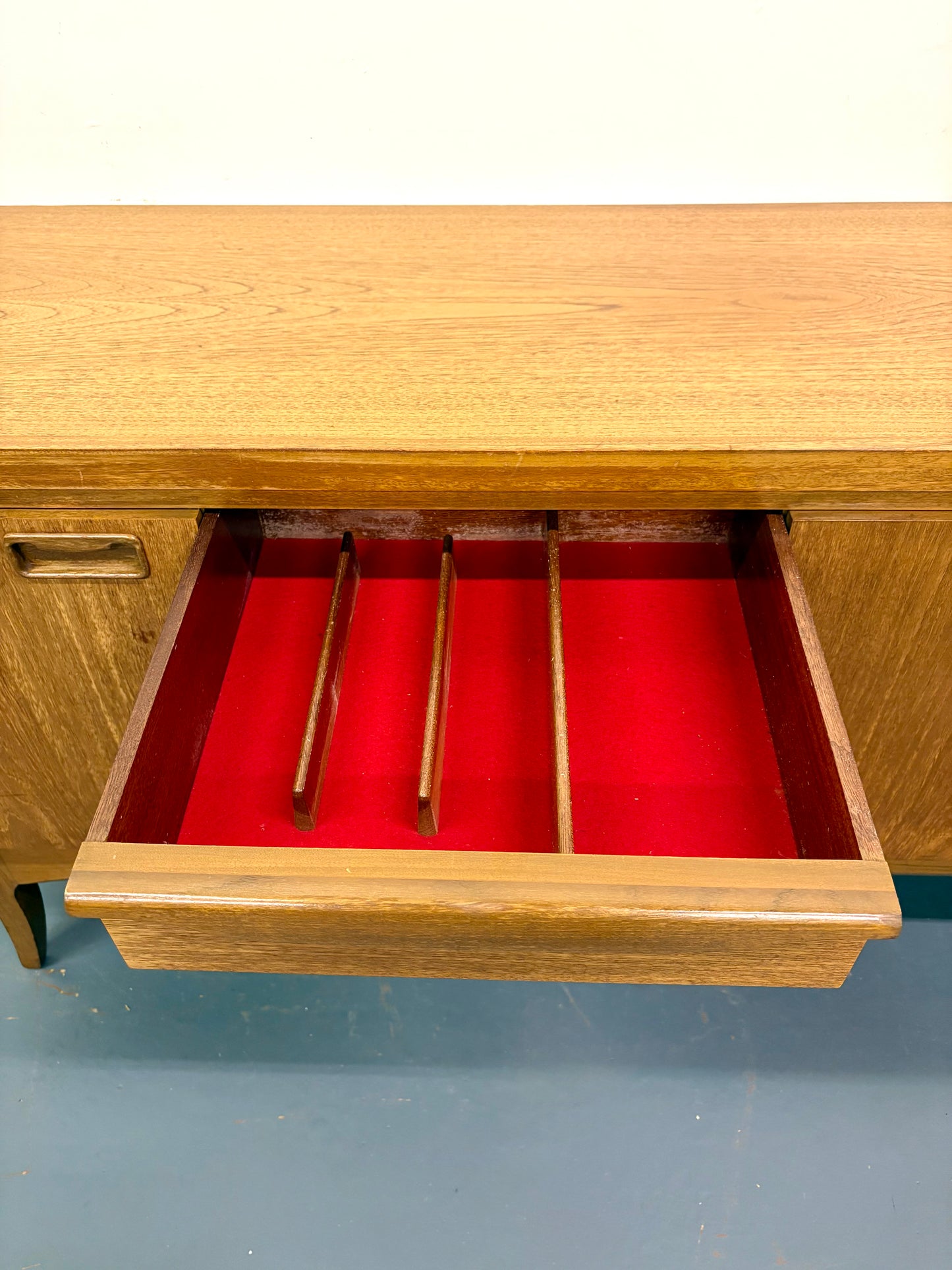 Mid Century Teak Credenza/Sideboard by Greaves & Thomas - England
