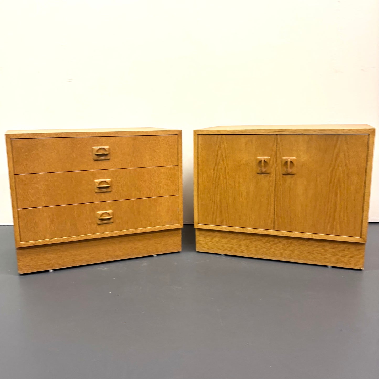 Mid Century Oak Nightstands