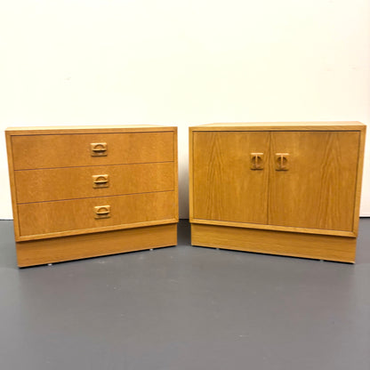 Mid Century Oak Nightstands