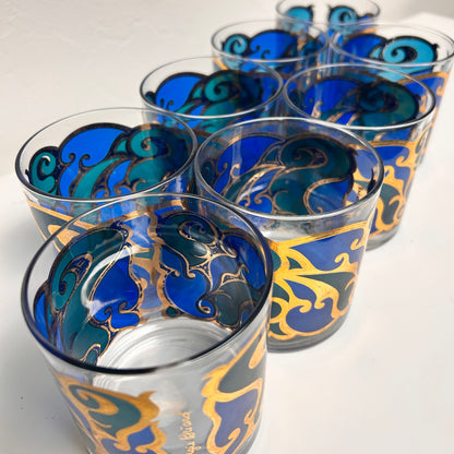 VINTAGE GEORGES BRIARD LOW BALL GLASSES