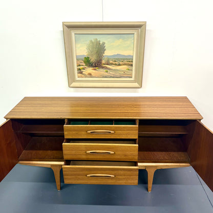 Mid-Size Mid Century Teak Credenza/Sideboard by Jentique Of England