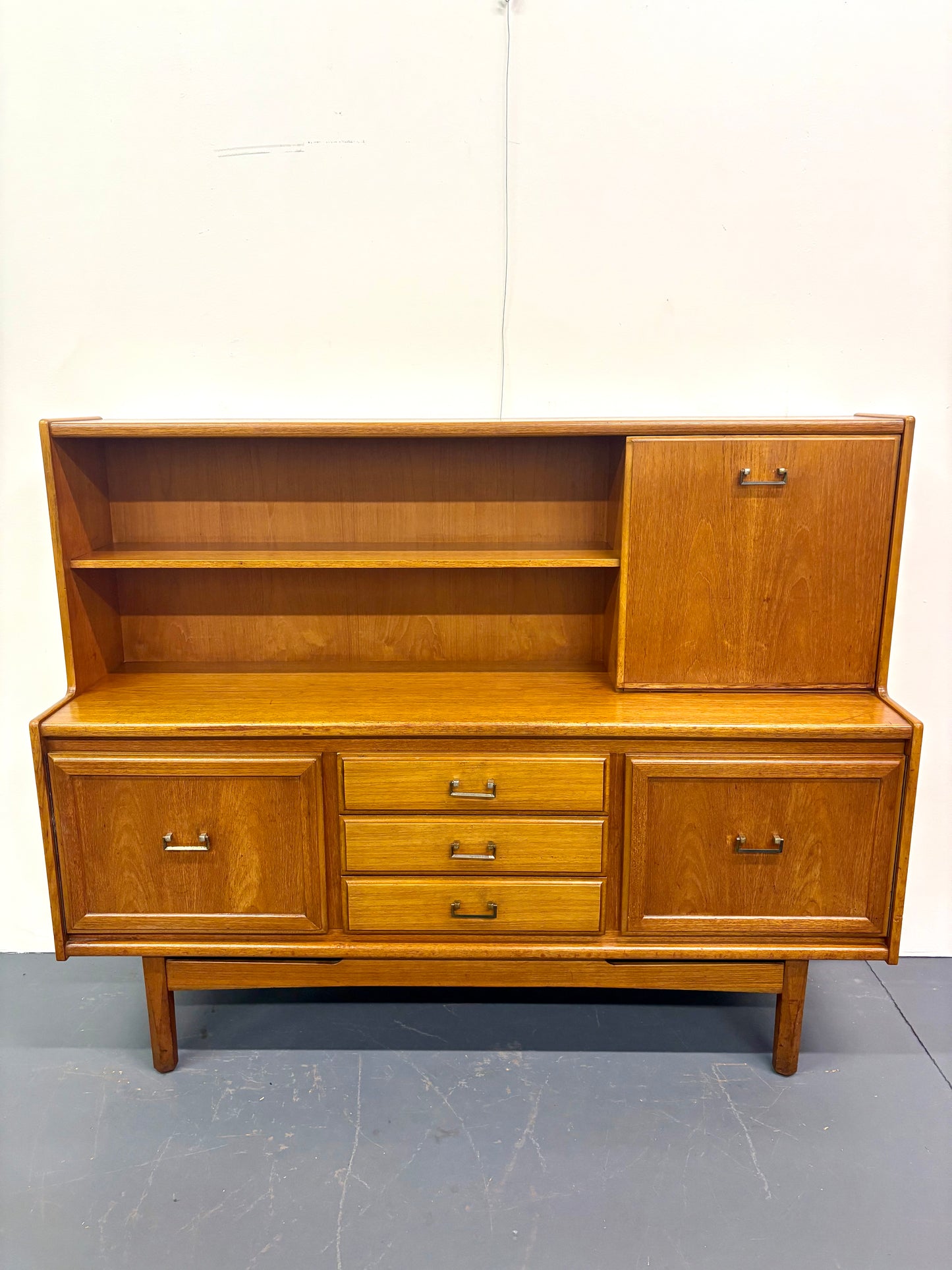 Mid Century Teak Cocktail Bar Imported From England