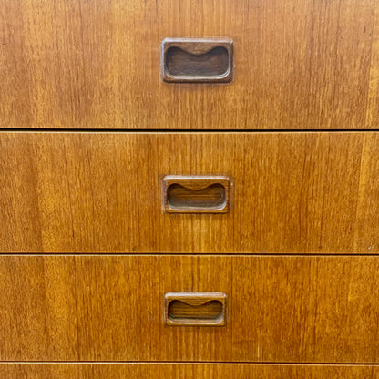 Long Mid Century Teak Credenza/Sideboard From England