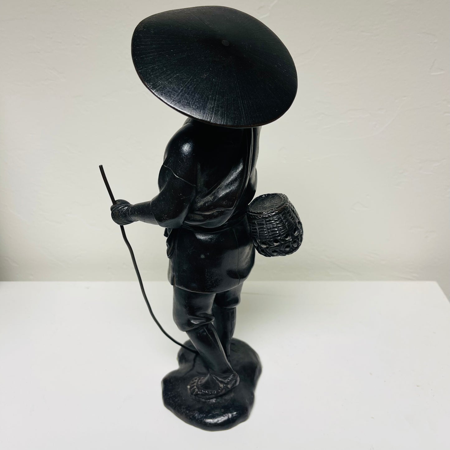 ANTIQUE JAPANESE BRONZE CRICKET CATCHER