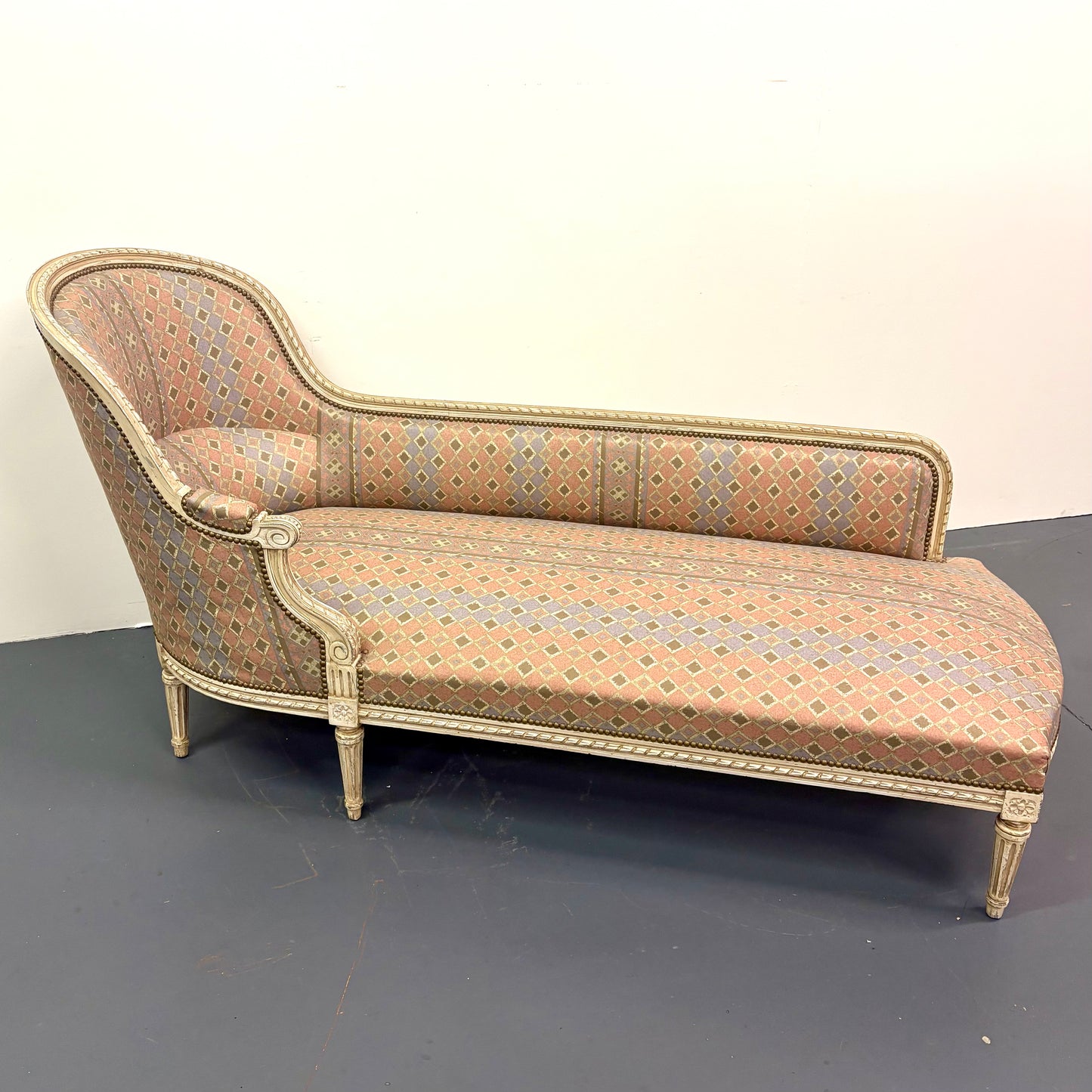 Antique French Louis XVI Style Chaise Lounge