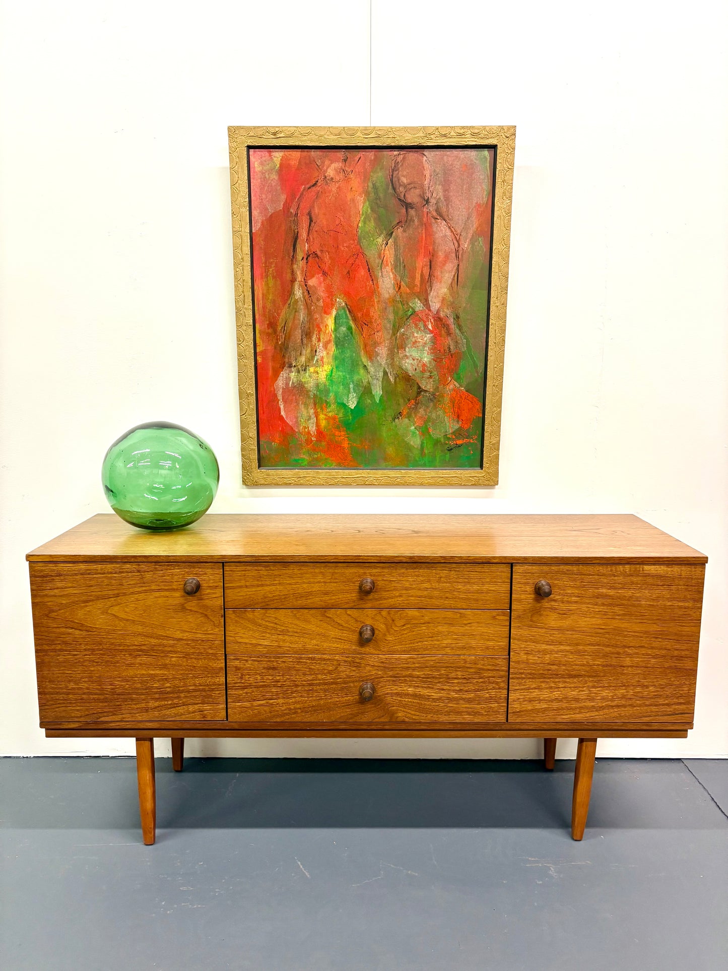 Mid Century Teak Credenza/Sideboard by Avalon of England