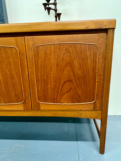 Mid Century Teak Credenza/Sideboard Known As “Squares” by Nathan Furniture - England