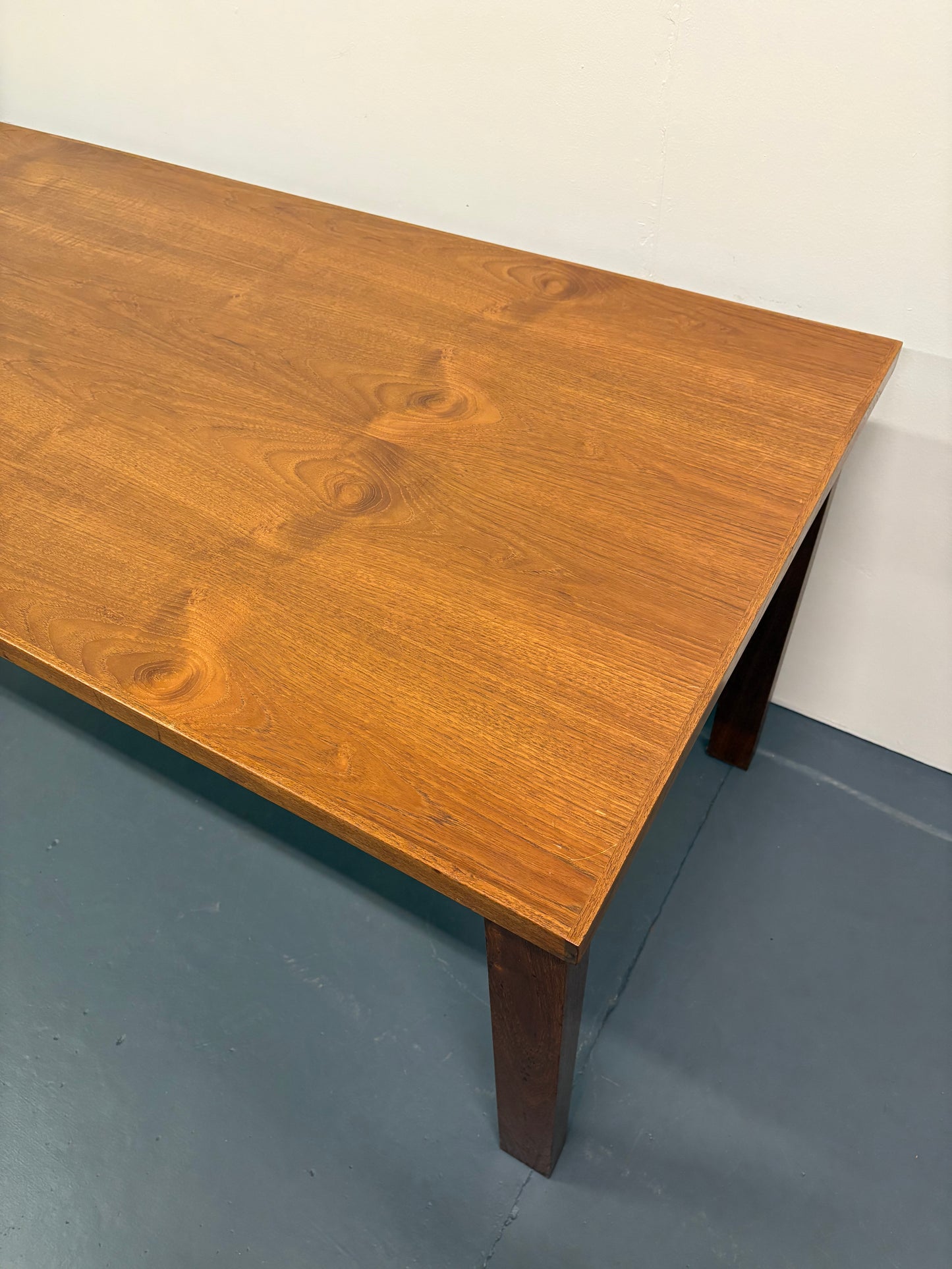 Mid Century Teak Dining Table/Desk from England