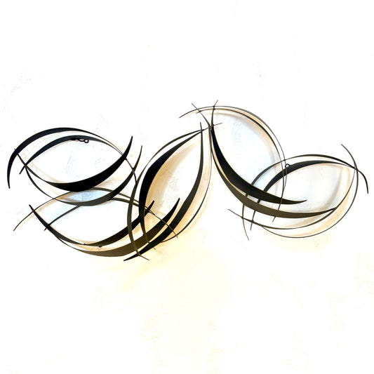Mid Century Metal Art Wall Sculpture by Curtis Jere - 1977