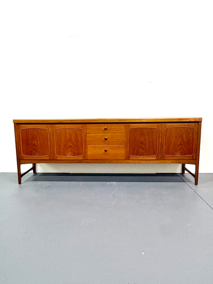 Mid Century Teak Credenza/Sideboard Known As “Squares” by Nathan Furniture - England
